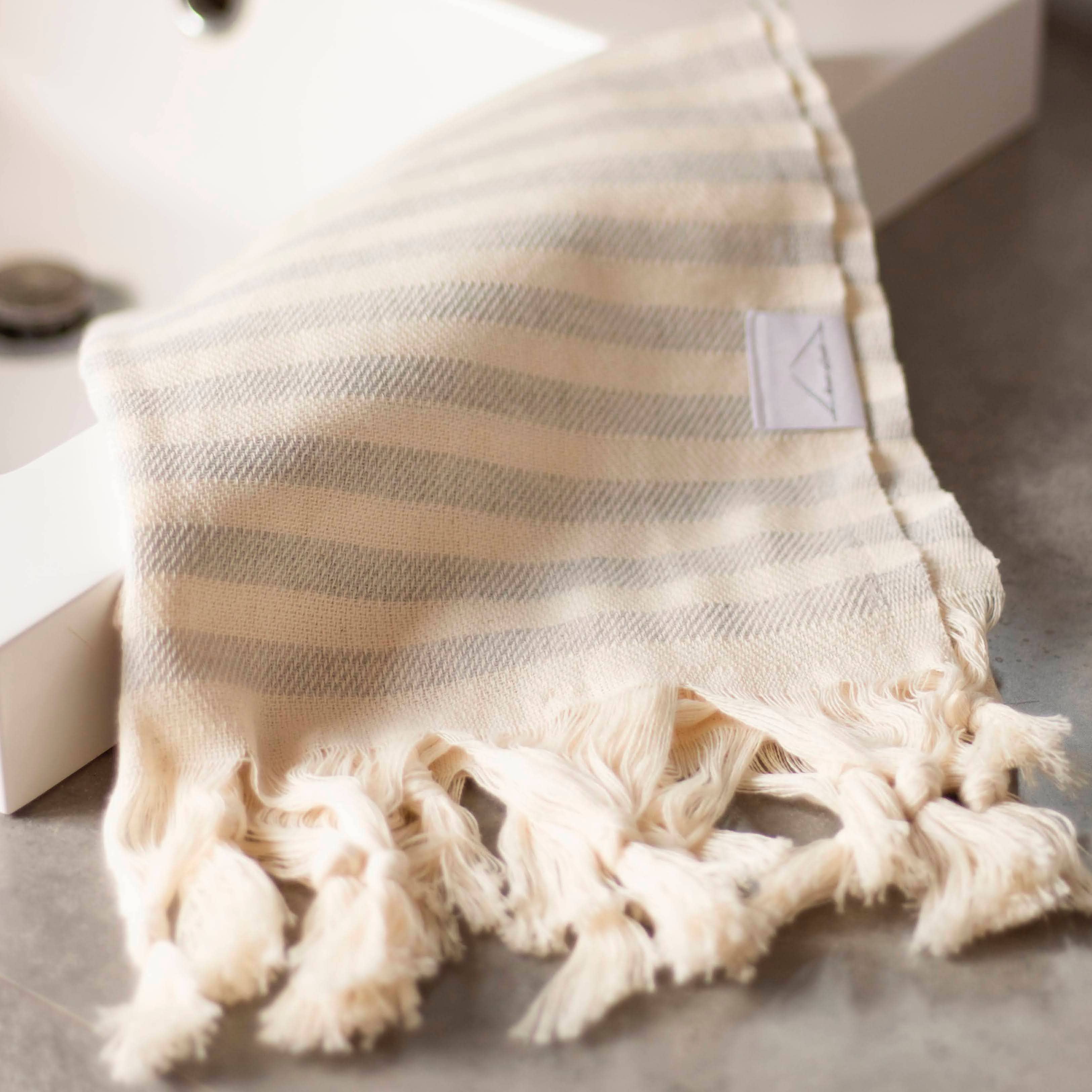 Herringbone Turkish Hand Towel – Sseko Designs